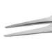 High Precision Tweezers, Style 2A, Super Alloy Anti-Mag, Round, Flat, 4.7"